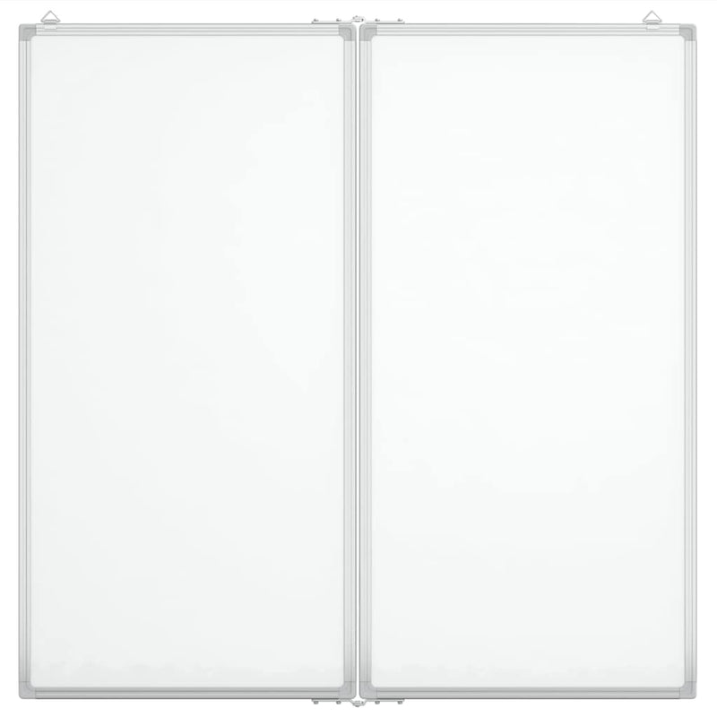 Load image into Gallery viewer, Vidaxl whiteboard magnetisch inklapbaar 100x100x1,7 cm aluminium
