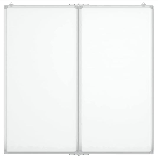 Vidaxl whiteboard magnetisch inklapbaar 100x100x1,7 cm aluminium