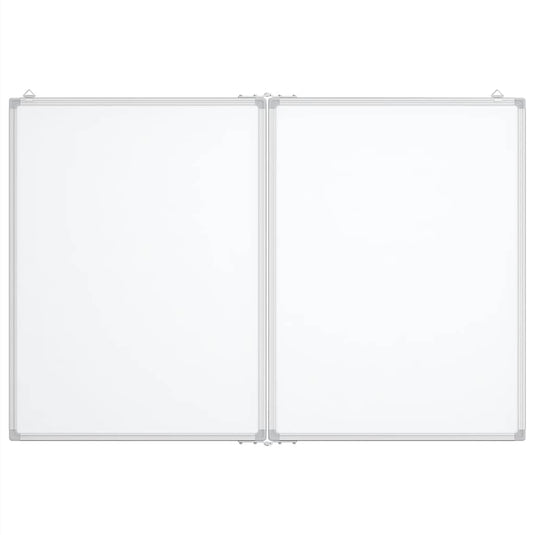 Vidaxl whiteboard magnetisch inklapbaar 120x100x1,7 cm aluminium