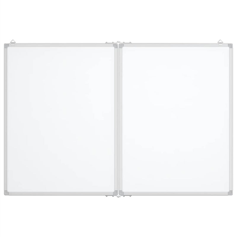 Load image into Gallery viewer, Vidaxl whiteboard magnetisch inklapbaar 120x100x1,7 cm aluminium
