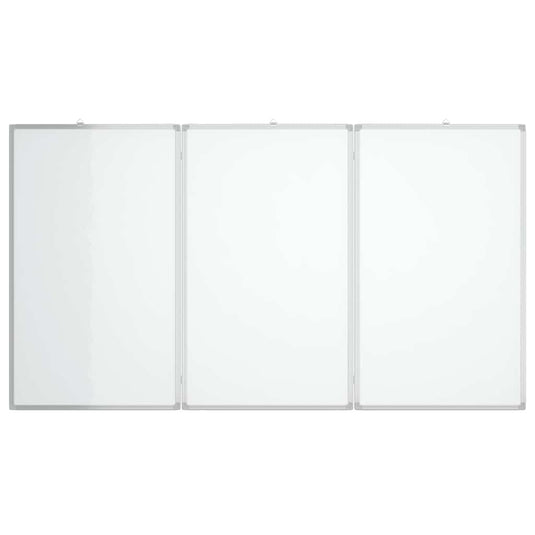 Vidaxl whiteboard magnetisch inklapbaar 120x80x1,7 cm aluminium