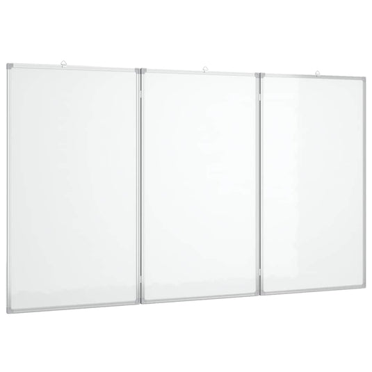 Vidaxl whiteboard magnetisch inklapbaar 180x100x1,7 cm aluminium