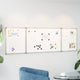 Vidaxl whiteboard magnetisch inklapbaar 160x50x1,7 cm aluminium