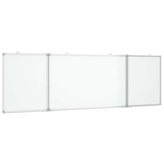 Vidaxl whiteboard magnetisch inklapbaar 160x60x1,7 cm aluminium