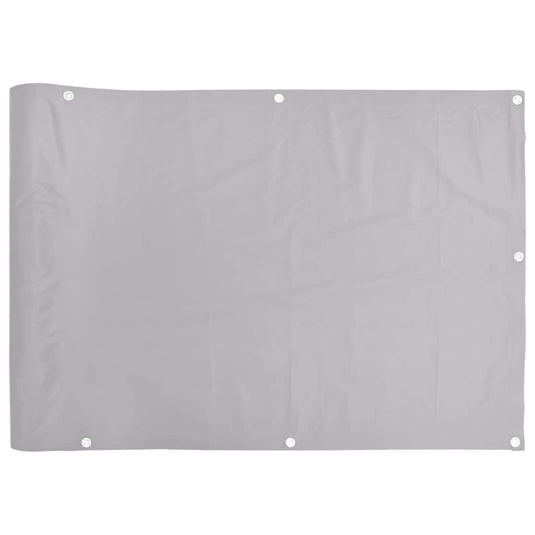 Vidaxl balkonscherm 800x75 cm pvc grijs