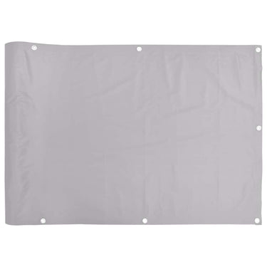 Vidaxl balkonscherm 1000x75 cm pvc grijs
