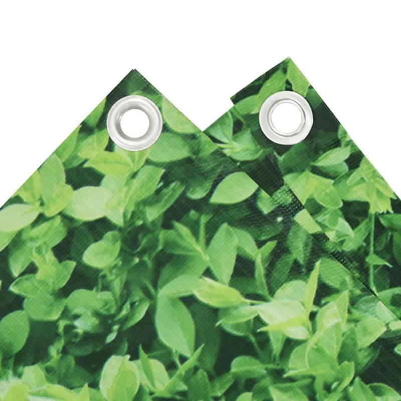 Load image into Gallery viewer, Vidaxl balkonscherm plantpatroon 500x75 cm pvc groen
