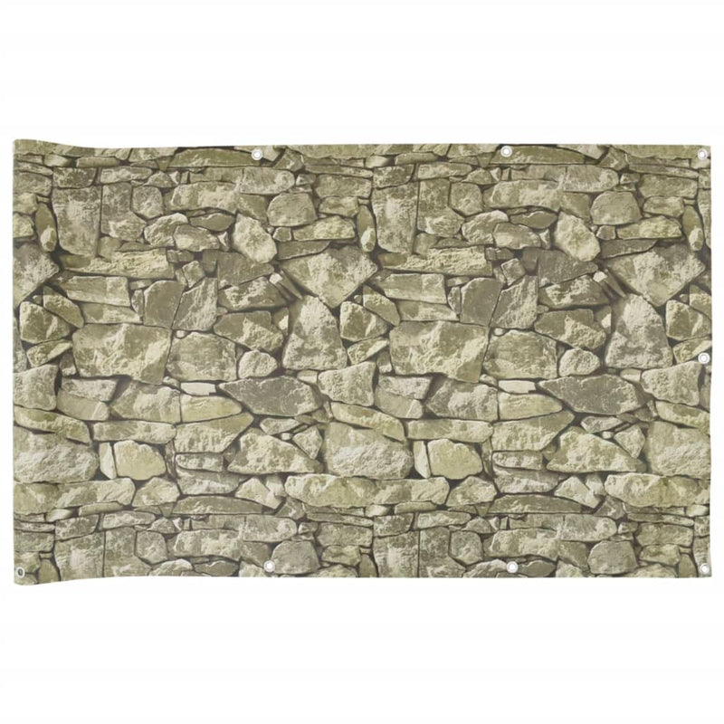 Load image into Gallery viewer, Vidaxl balkonscherm steenpatroon 500x75 cm pvc
