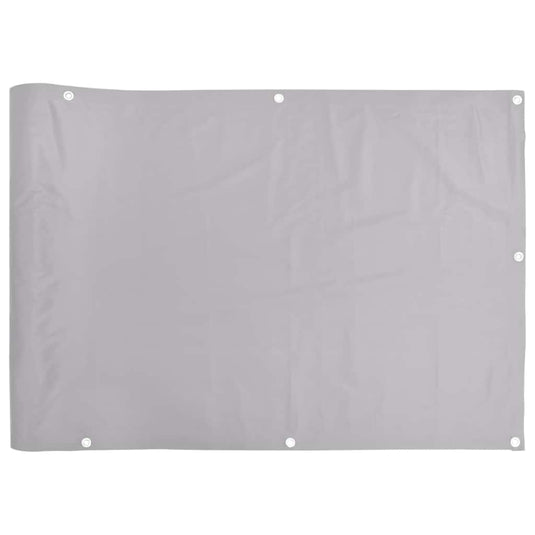 Vidaxl balkonscherm 500x90 cm pvc grijs