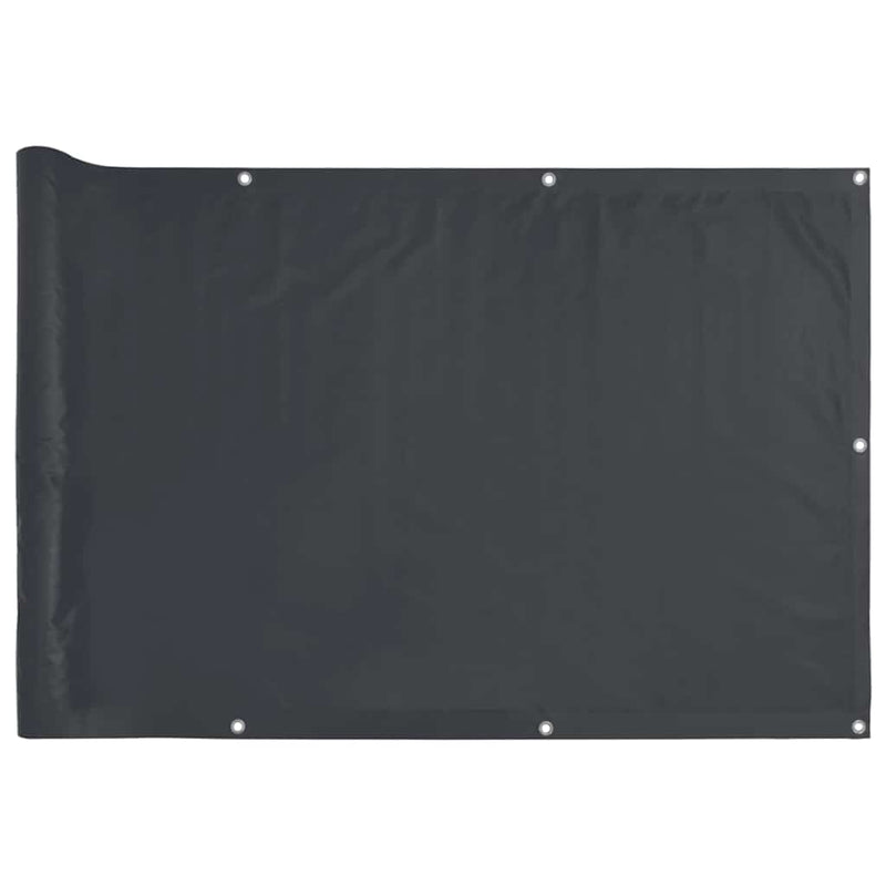 Load image into Gallery viewer, Vidaxl balkonscherm 500x120 cm pvc antracietkleurig

