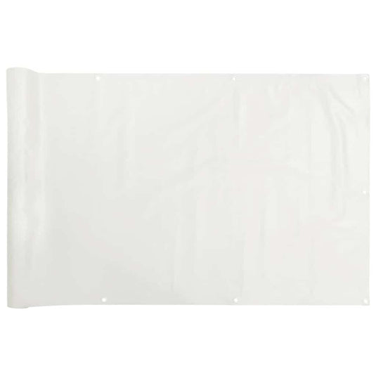 Vidaxl balkonscherm 700x120 cm pvc wit