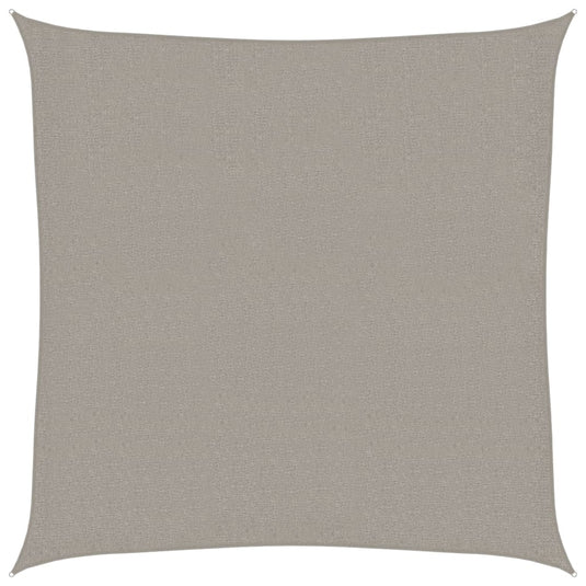 Vidaxl zonnezeil 160 g m² vierkant 3x3 m hdpe lichtgrijs