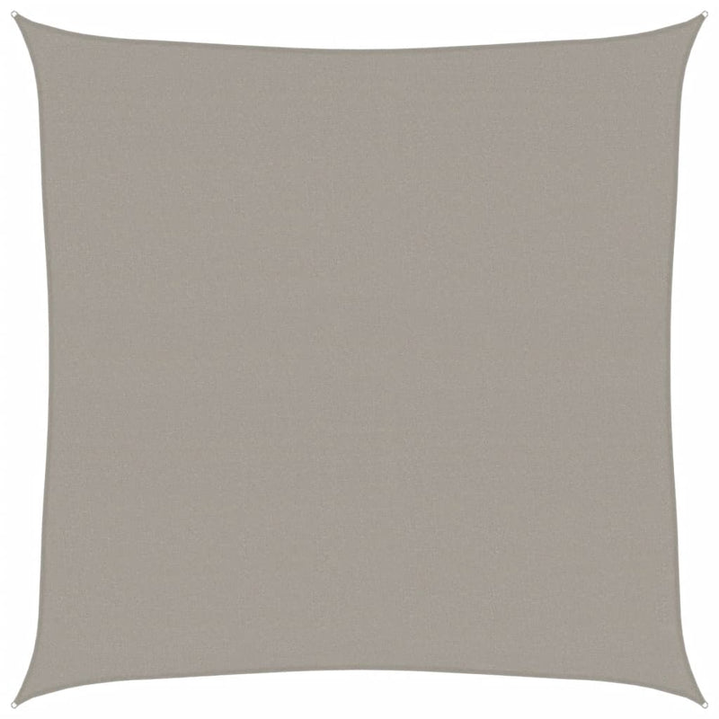 Afbeelding laden in galerijviewer, Vidaxl zonnezeil 160 g m² vierkant 5x5 m hdpe lichtgrijs
