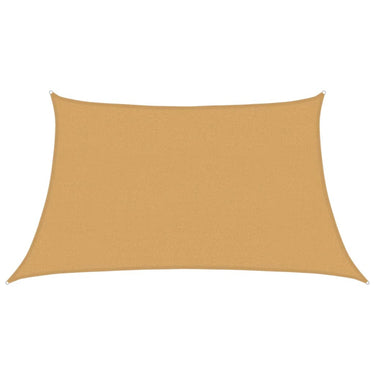 Vidaxl zonnezeil 160 g m² trapezium 3 4x2 m hdpe lichtgrijs