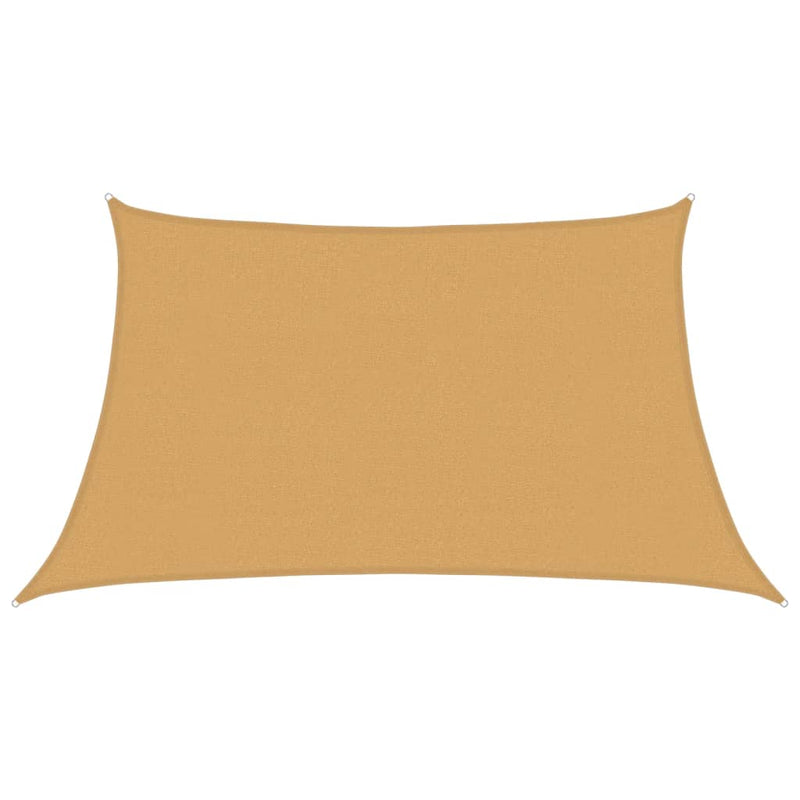 Laden Sie das Bild in Galerie -Viewer, Vidaxl zonnezeil 160 g m² trapezium 3 4x2 m hdpe lichtgrijs
