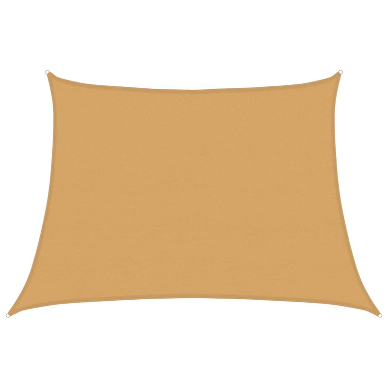 Laden Sie das Bild in Galerie -Viewer, Vidaxl zonnezeil trapezium 160 g m² 4 5x3 m hdpe lichtgrijs
