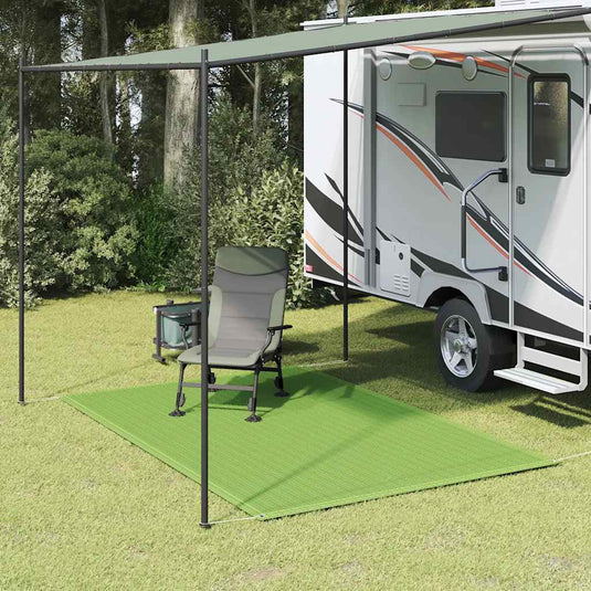 Vidaxl tenttapijt 250x300 cm hdpe lichtgroen