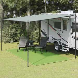 Vidaxl tenttapijt 250x400 cm hdpe lichtgroen