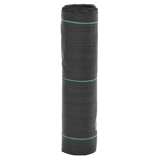 Vidaxl onkruidmembraan zwart 0,5x50 m pp
