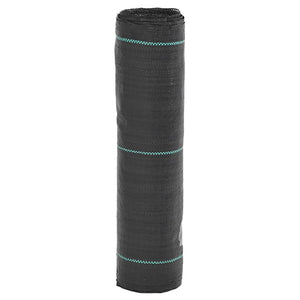 Vidaxl onkruidmembraan zwart 0,5x100 m pp
