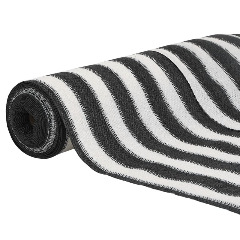 Load image into Gallery viewer, Vidaxl privacynet 75 g m² 1,5x50 m hdpe antracietkleurig en wit
