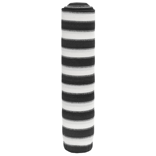 Vidaxl privacynet 150 g m² 1,5x50 m hdpe antracietkleurig en wit