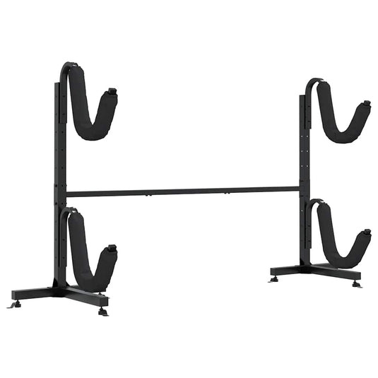 Vidaxl opbergrek voor 2 kajaks 250x57x127,5 cm staal
