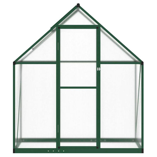Vidaxl tuinkas met basisframe 169x58x195 cm aluminium groen