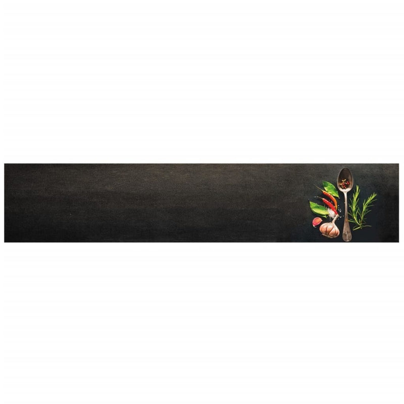 Load image into Gallery viewer, Vidaxl keukenmat wasbaar kruidenprint 60x300 cm fluweel
