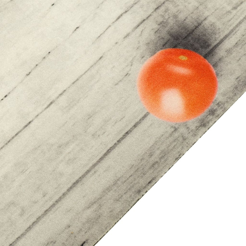 Load image into Gallery viewer, Vidaxl keukenmat wasbaar tomatenprint 60x180 cm fluweel
