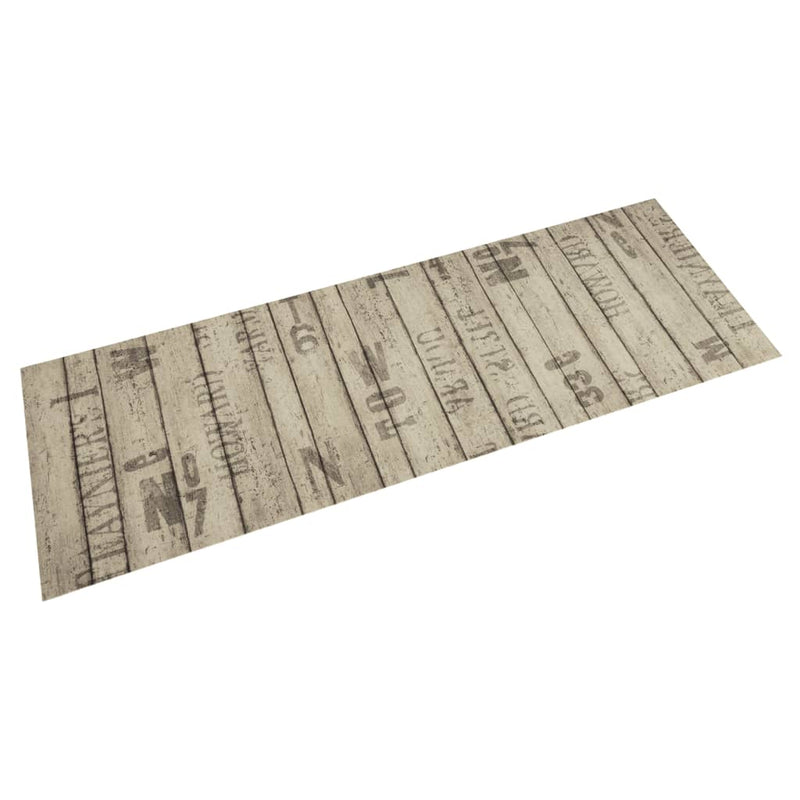 Load image into Gallery viewer, Vidaxl keukenmat wasbaar hekprint 60x180 cm fluweel
