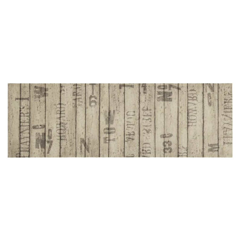 Load image into Gallery viewer, Vidaxl keukenmat wasbaar hekprint 60x180 cm fluweel
