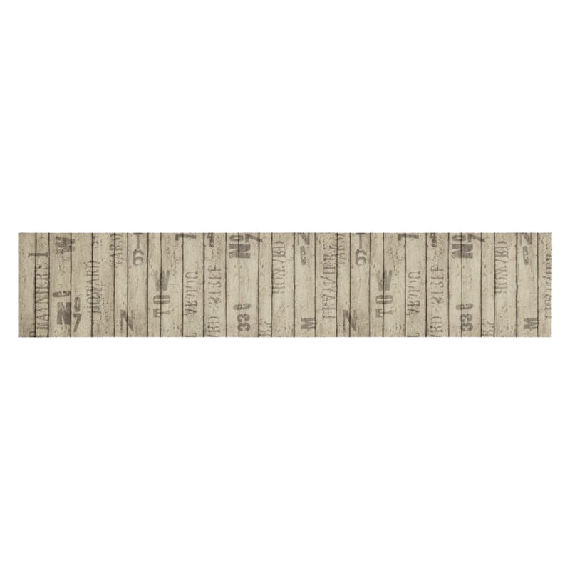 Load image into Gallery viewer, Vidaxl keukenmat wasbaar hekprint 60x300 cm fluweel

