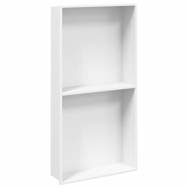 Vidaxl douchenis 32x62x9 cm roestvrijstaal matwit