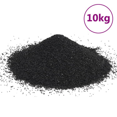 Vidaxl aquariumzand 10 kg 0,2-2 mm zwart