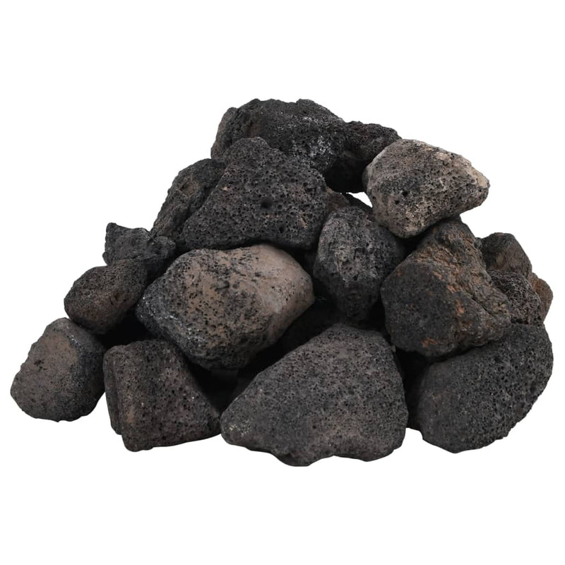 Load image into Gallery viewer, Vidaxl lavastenen 10 kg 5-8 cm zwart
