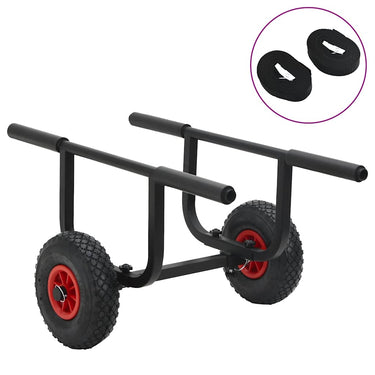 Vidaxl kajaktrolley 90 kg aluminium