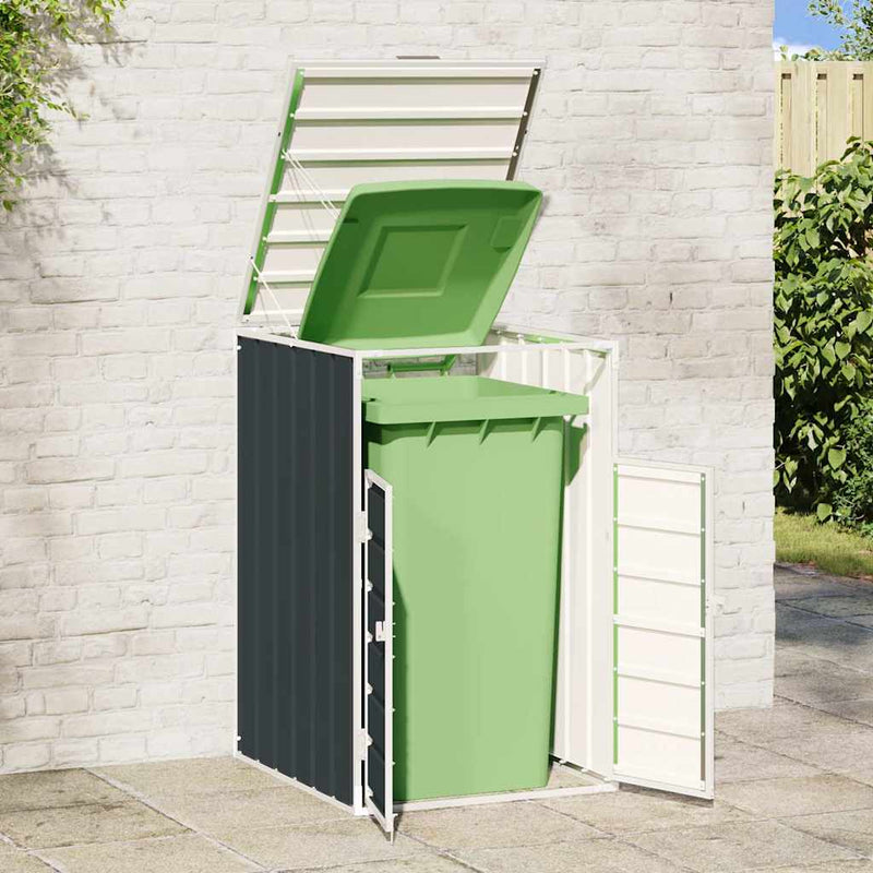 Load image into Gallery viewer, Vidaxl containerberging voor 1 container 72x81x115 cm staal antraciet
