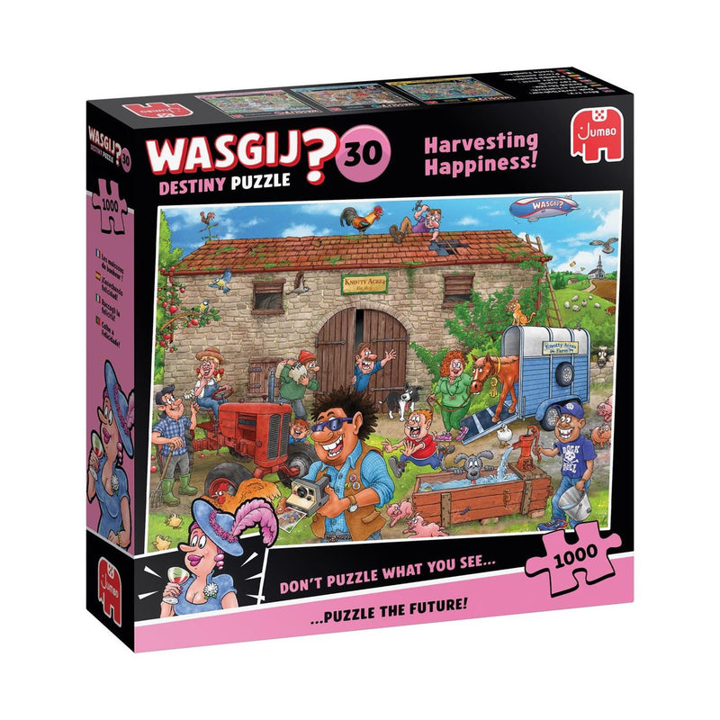 Afbeelding laden in galerijviewer, Jumbo wasgij destiny 30 - een gelukkige oogst! - 1000 stukjes puzzel - legpuzzel voor volwassenen - vanaf 12 jaar puzzels
