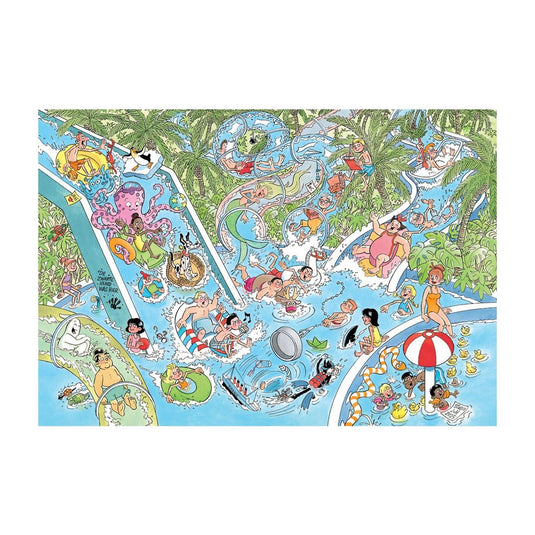 Jumbo jan van haasteren junior puzzel 22 waterglijbaan gekte 360 stukjes