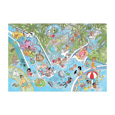 Jumbo jan van haasteren junior puzzel 22 waterglijbaan gekte 360 stukjes