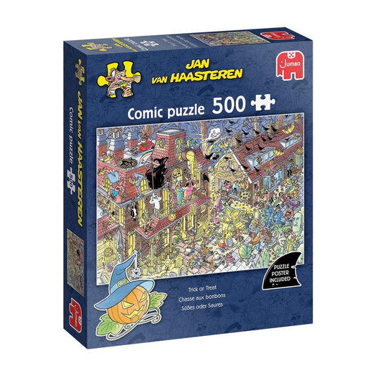 Jumbo jan van haasteren puzzel trick or treat 500pcs