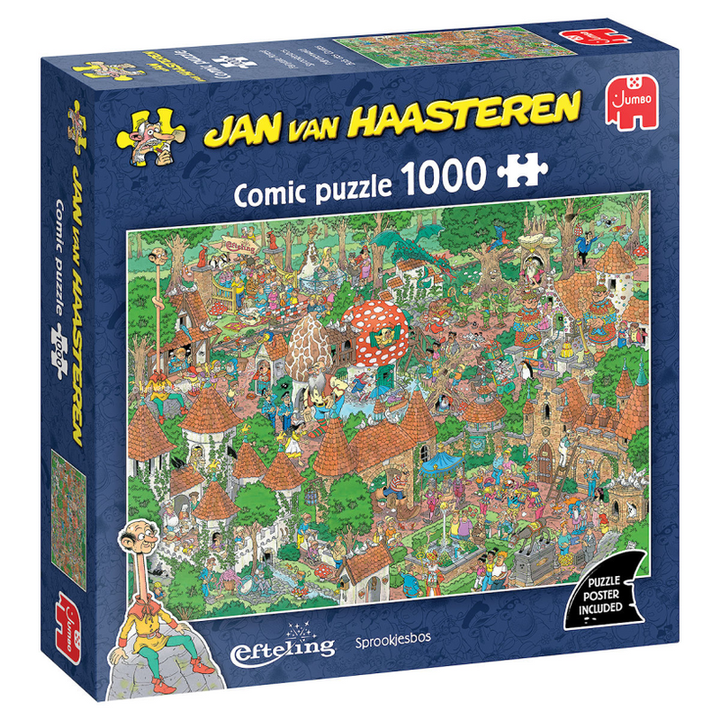 ギャラリービューアに画像をロードする, Jumbo puzzel 1000 st. jvh - efteling sprookjesbos
