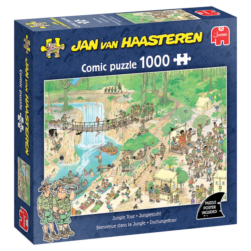 Chargez l'image dans la visionneuse de la galerie, Jumbo puzzel 1000 st. jvh - de jungletocht
