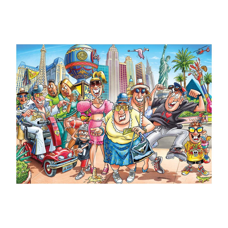 Afbeelding laden in galerijviewer, Jumbo wasgij original 48 - what happens in vegas! - 1000 stukjes puzzel - legpuzzel voor volwassenen
