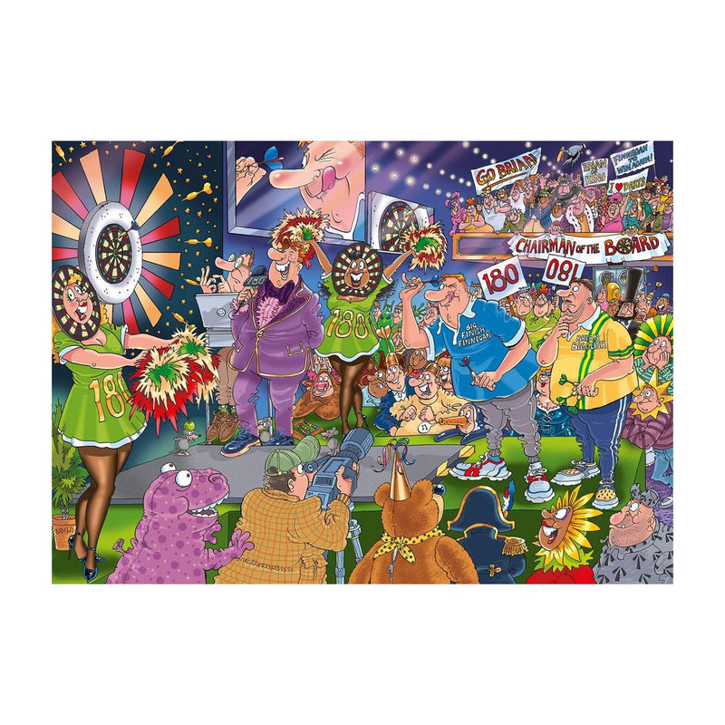 Afbeelding laden in galerijviewer, Jumbo wasgij mystery 30 - schot in de roos! - puzzel - 1000 stukjes
