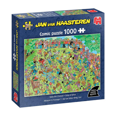 Jumbo jan van haasteren puzzel titel grijp de kaas! 1000 stukjes