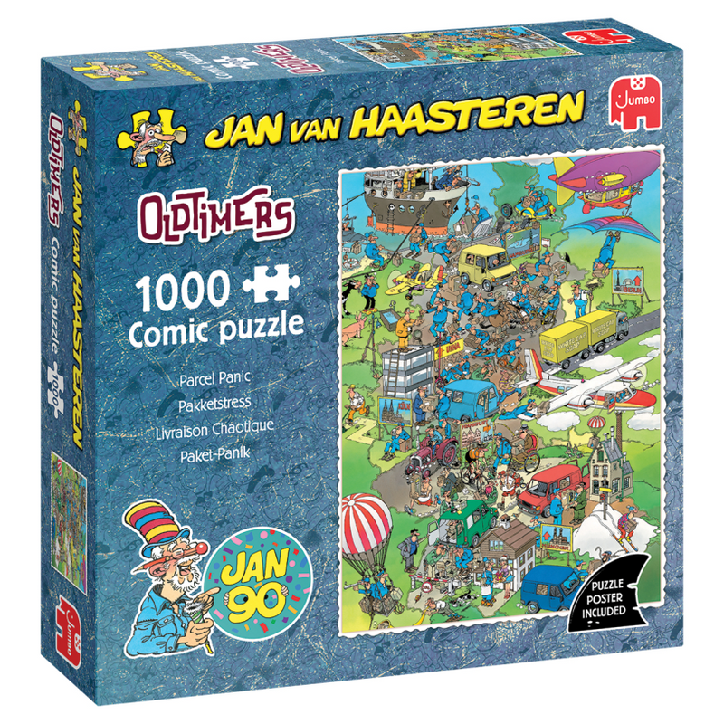 Chargez l'image dans la visionneuse de la galerie, Jumbo puzzel 1000 st. jvh oldtimers - pakketstress!
