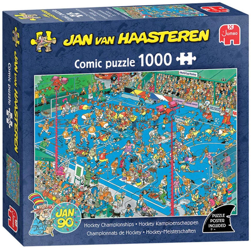 Chargez l'image dans la visionneuse de la galerie, Jumbo jan van haasteren puzzel titel tbd 1000 stukjes juni
