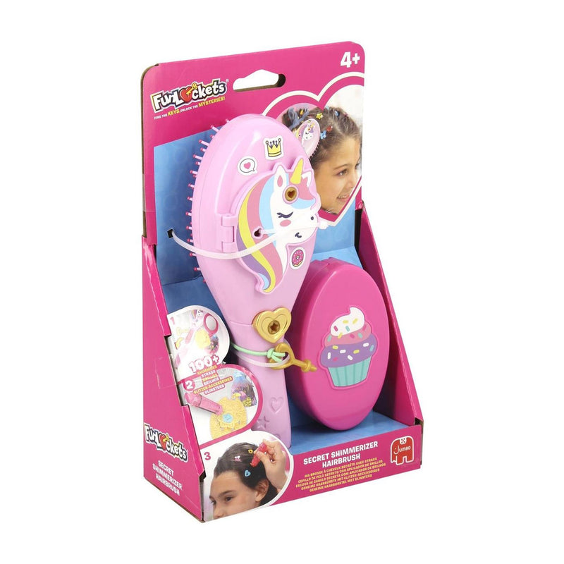 Chargez l'image dans la visionneuse de la galerie, Jumbo funlockets geheime haarborstel met glinsters februari
